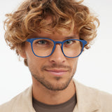 نظارات طبية مربع مضادة للضوء الأزرق