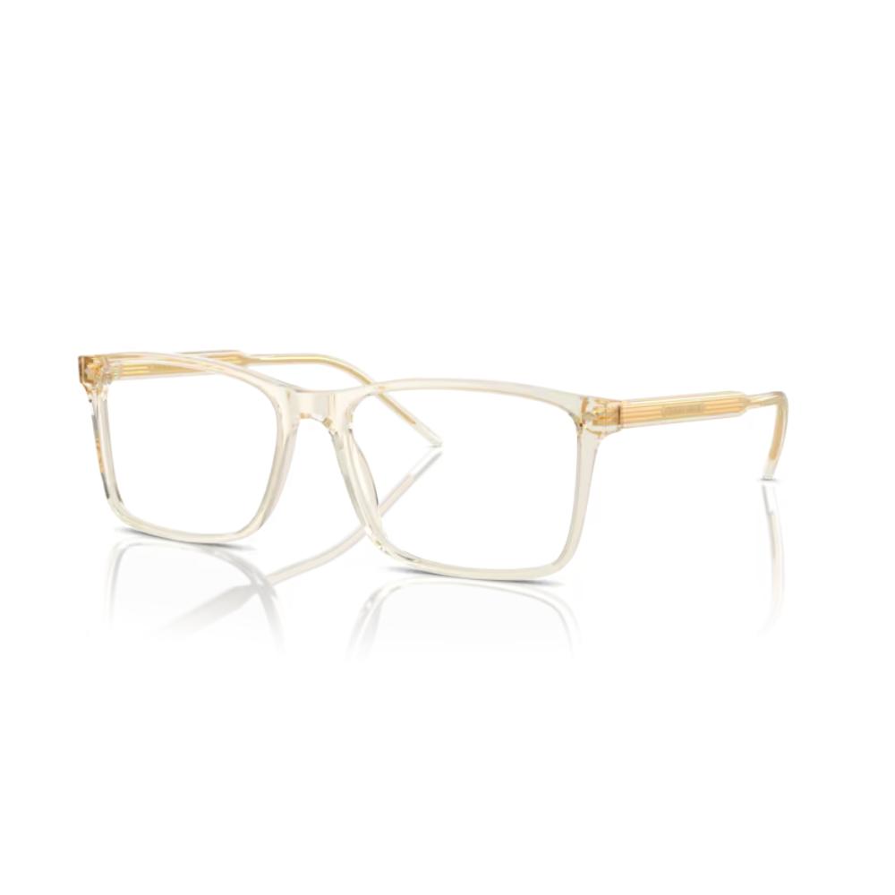 Oval-Round Yellow Eyeglasses
