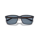 Rectangle Matte Blue Sunglasses
