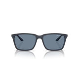 Rectangle Matte Blue Sunglasses
