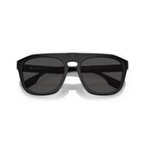 Square Matte Black Sunglasses