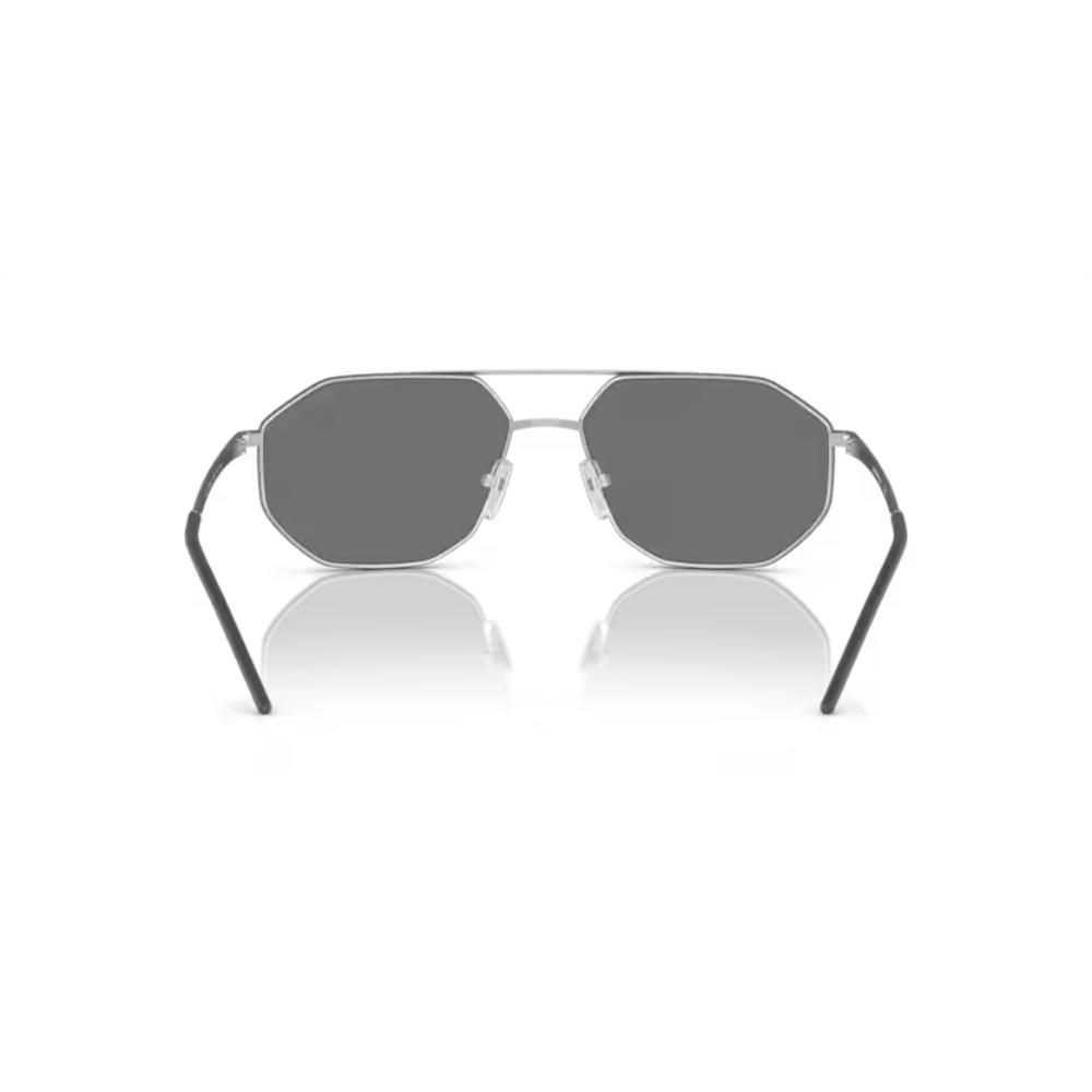 Irregular Matte silver Sunglasses