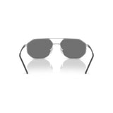 Irregular Matte silver Sunglasses