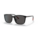 Square Matte Black Sunglasses