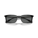 Rectangle Shiny Black Sunglasses
