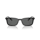 Rectangle Shiny Black Sunglasses