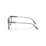 Rectangle Denim tortoise Eyeglasses