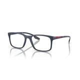Square Matte Blue Eyeglasses