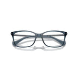 Pillow Shiny Transparent Blue Eyeglasses