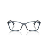 Pillow Shiny Transparent Blue Eyeglasses