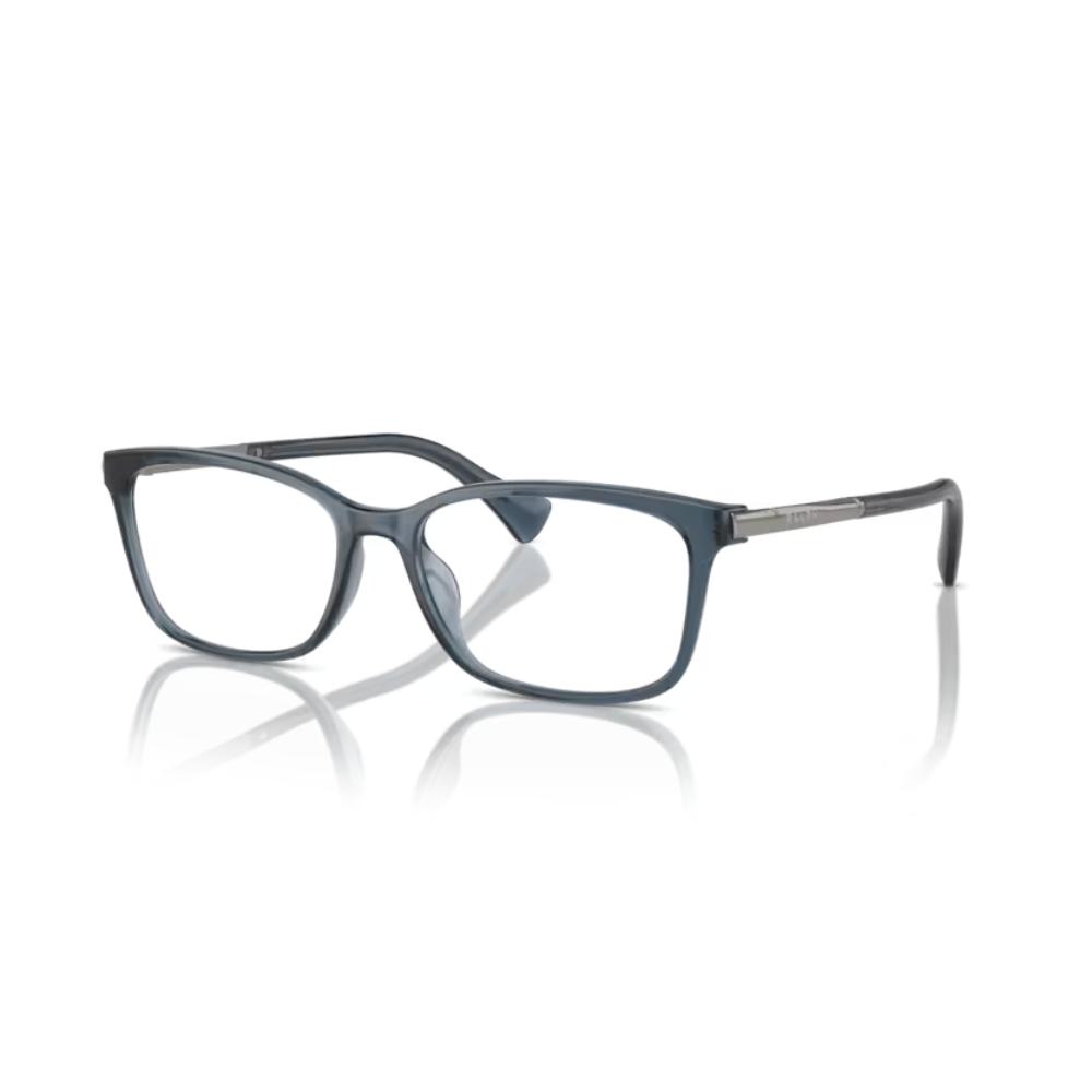 Pillow Shiny Transparent Blue Eyeglasses