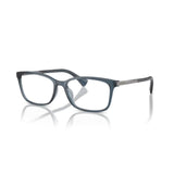 Pillow Shiny Transparent Blue Eyeglasses