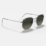 Irregular Gunmetal Sunglasses