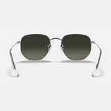 Irregular Gunmetal Sunglasses