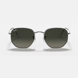Irregular Gunmetal Sunglasses