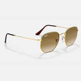 Irregular Gold Sunglasses