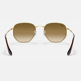 Irregular Gold Sunglasses