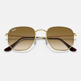 Irregular Gold Sunglasses