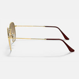 Irregular Gold Sunglasses