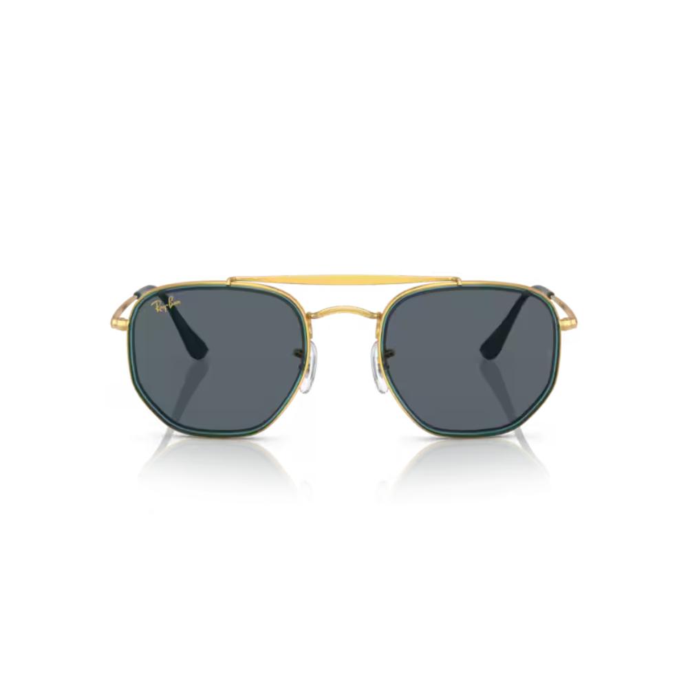 Irregular Gold Sunglasses