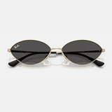 Oval Black Sunglasses