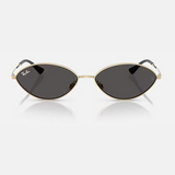 Oval Black Sunglasses