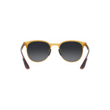 Cat Eye Black On Pale Gold Sunglasses