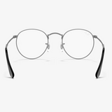 Round Gunmetal eyeglasses