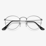 Round Gunmetal eyeglasses