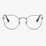Round Gunmetal eyeglasses