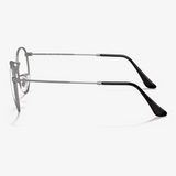 Round Gunmetal eyeglasses