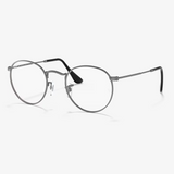 Round Gunmetal eyeglasses