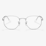 Irregular Silver Eyeglasses