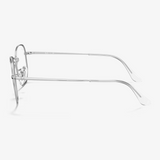 Irregular Silver Eyeglasses