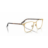 Square pale Gold Eyeglasses