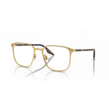 Square pale Gold Eyeglasses