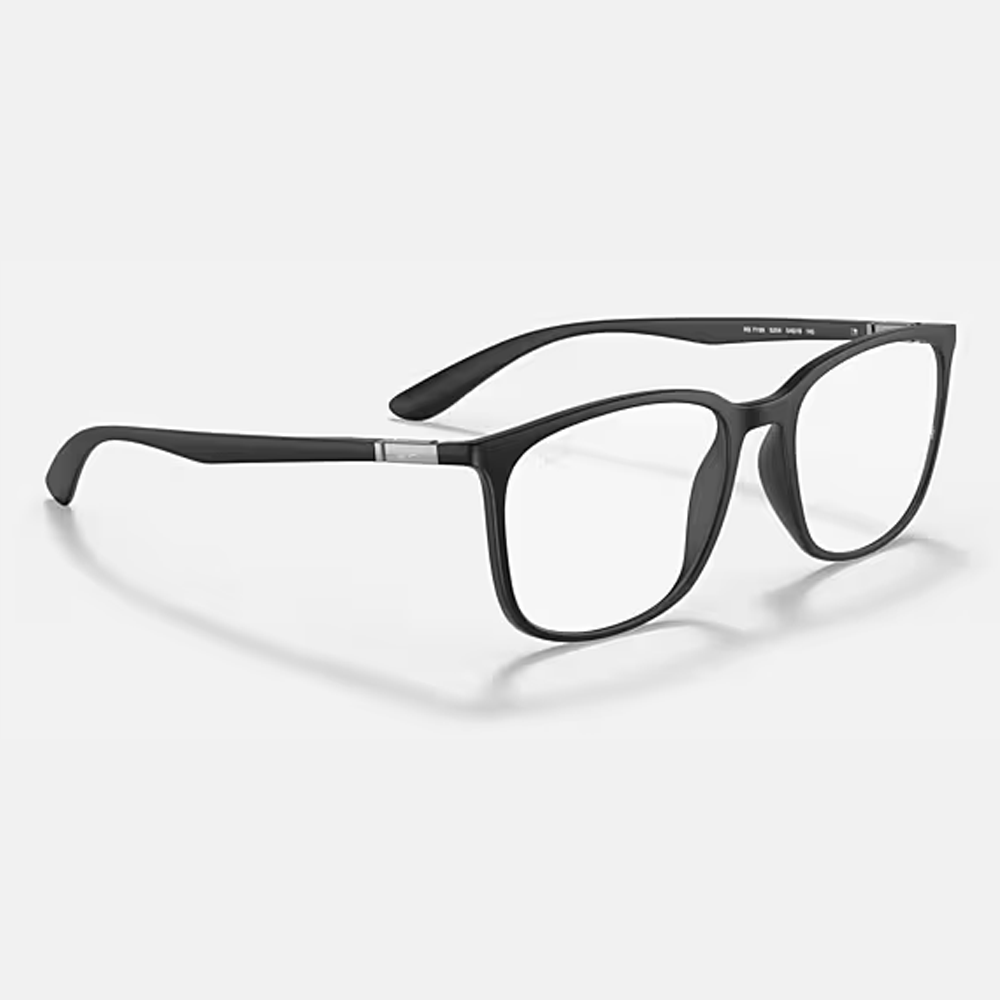 Square Matte Black Eyeglasses