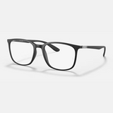 Square Matte Black Eyeglasses