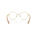 نظارات طبية ذهبي دائري