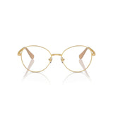 نظارات طبية ذهبي دائري