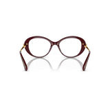 نظارات طبية بيضاوي عنابي