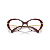 نظارات طبية بيضاوي عنابي