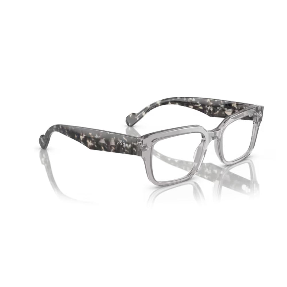 Rectangle Grey Eyeglasses