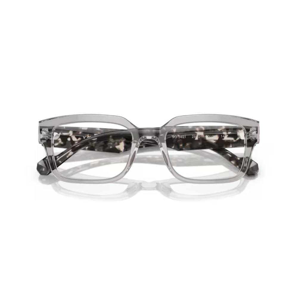 Rectangle Grey Eyeglasses