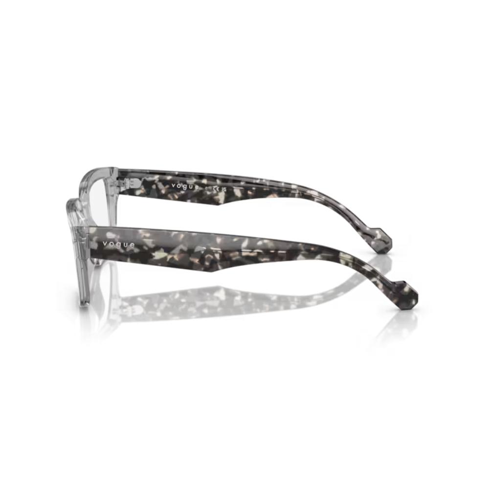 Rectangle Grey Eyeglasses