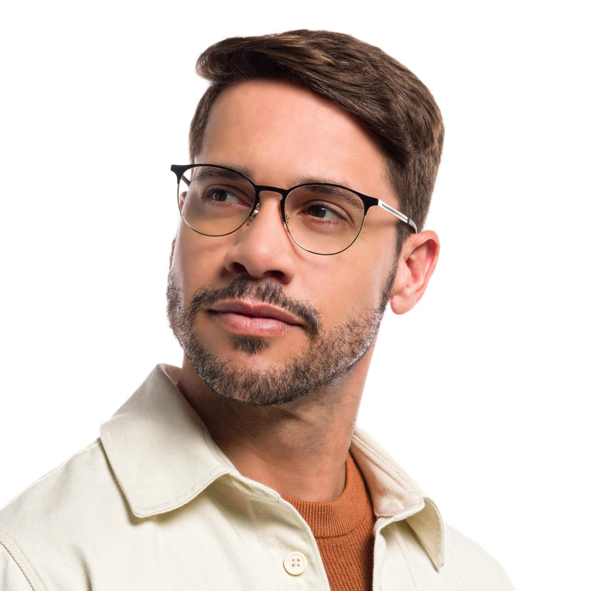 Phantos Black Gold Eyeglasses