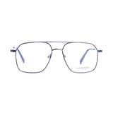 Square Black on Dark Blue Eyeglasses