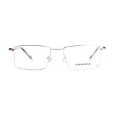 Rectangular Pale Gold Eyeglasses