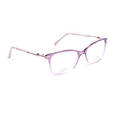 Cat Eye Transparent purple Eyeglasses