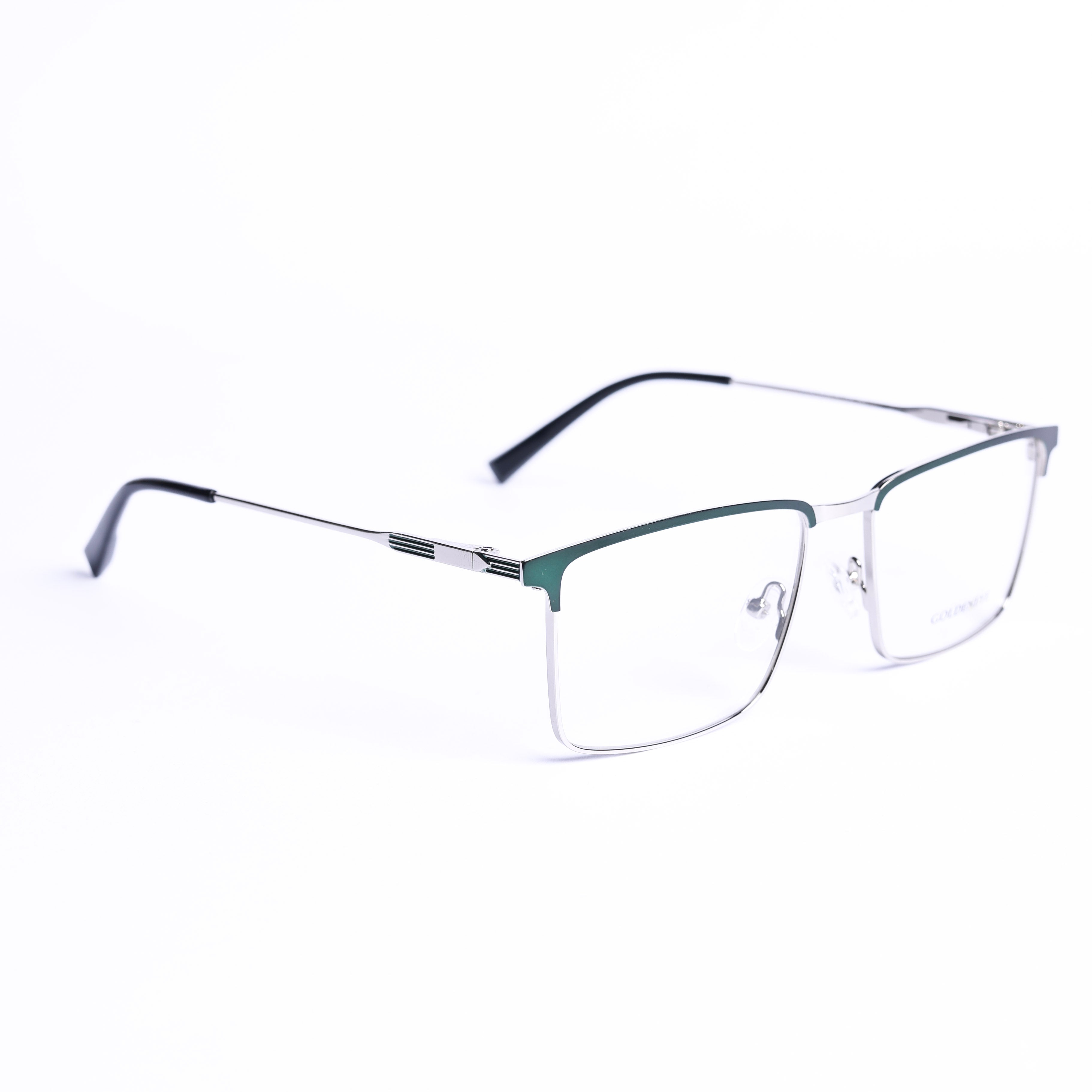 Square Dark Green Eyeglasses